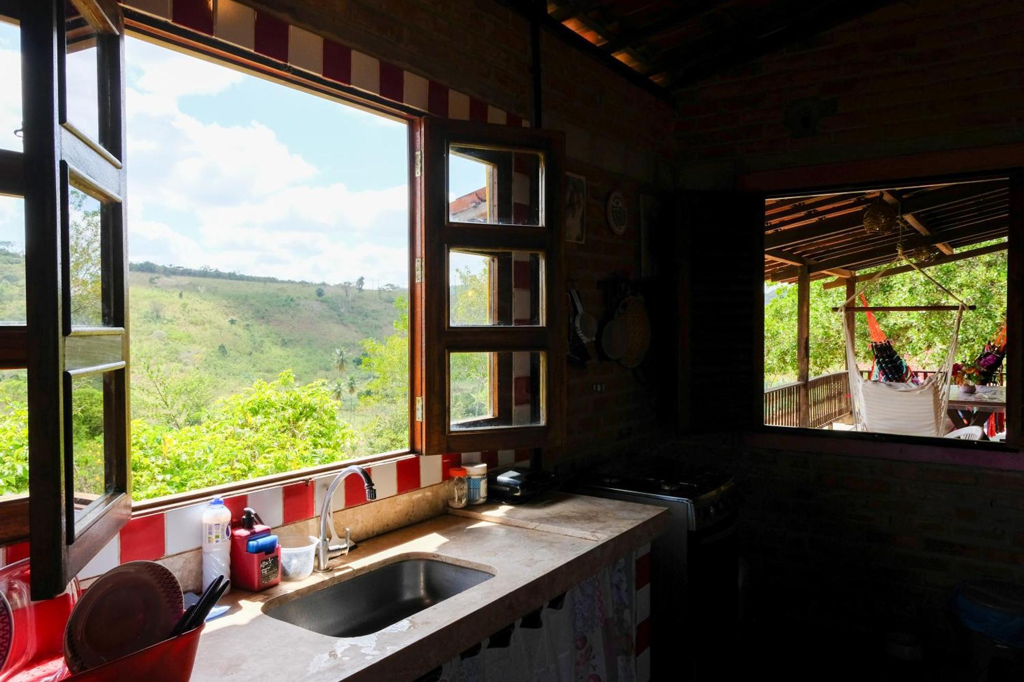 Chale Com Vista Privilegiada Pilões de Dentro Exterior foto